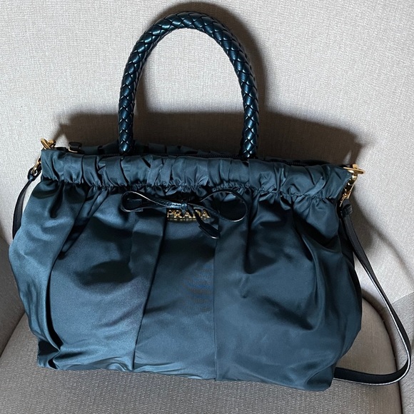 PRADA Tessuto Bow Bag - Picture 3 of 15
